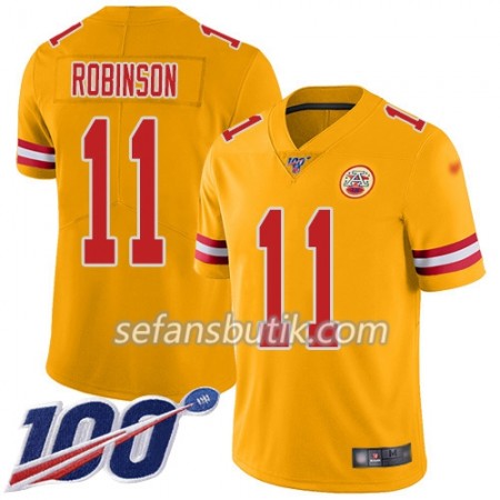 Kansas City Chiefs Tröjor Demarcus Robinson 11 Nike Gold 100th - Herr Kansas City Chiefs Tröjor Demarcus Robinson 11 Nike Gold 100th - Herr